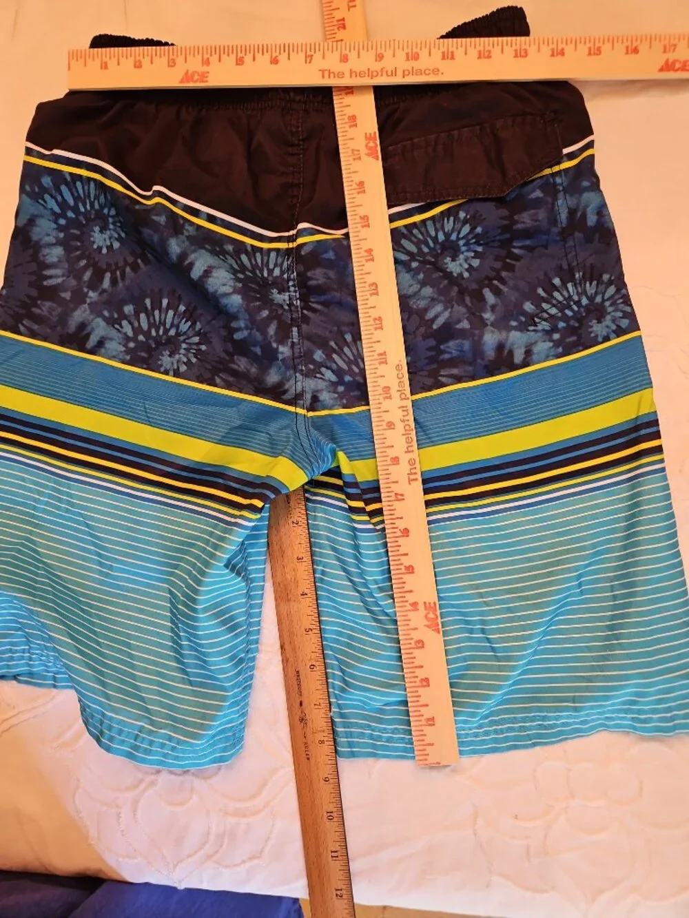 Boys ZeroXposur Surfer Board Shorts XL 18/20 Swim Bottoms Trunks Blue